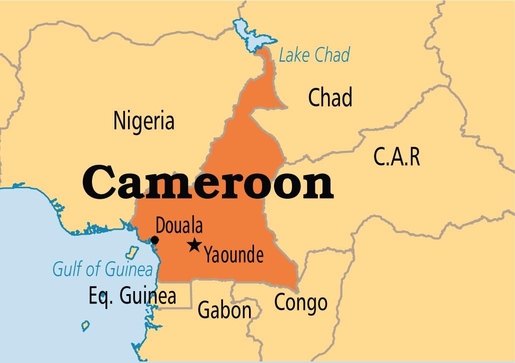 Harta e yaounde Kamerun