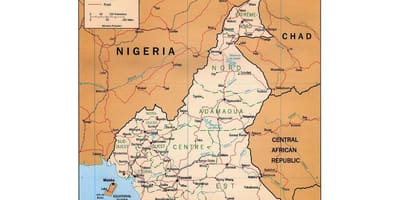Harta e jugut Kamerun