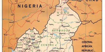 Fizike harta e Kamerun