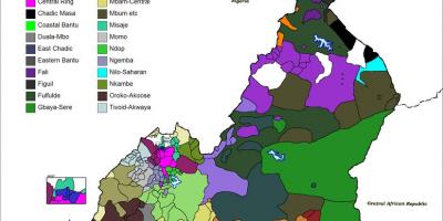 Harta e Kamerun gjuhë