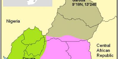 Harta e Kamerun klimës