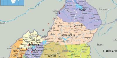 Kamerun hartë rajonet