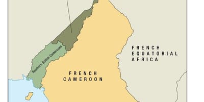 Harta e uno shtetit të Kamerun